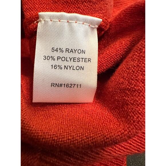 Love Ellie Mia Back Detail Sweater - Burnt Orange - size L - Picture 9 of 10